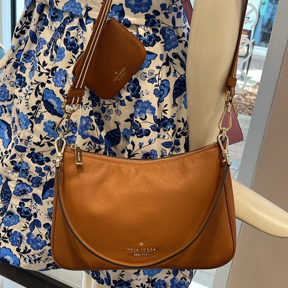 Kate Spade Rosie Shoulder Bag With Tech Attachment AirPod 
Warm Gingerbread 
NWT - Picture 2 of 16